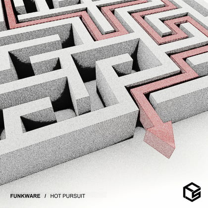 Hot Pursuit album by Funkware - Drum and Bass Cover Art