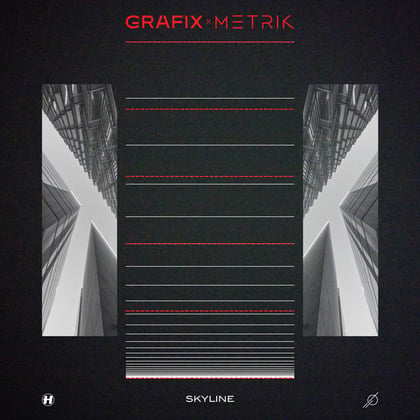 Skyline album by Metrik & Grafix - Drum and Bass Cover Art