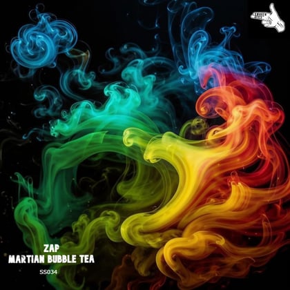 Martian Bubble Tea album by Zap - Drum and Bass Cover Art
