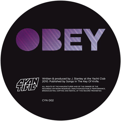 Obey album by Cyantific - Drum and Bass Cover Art