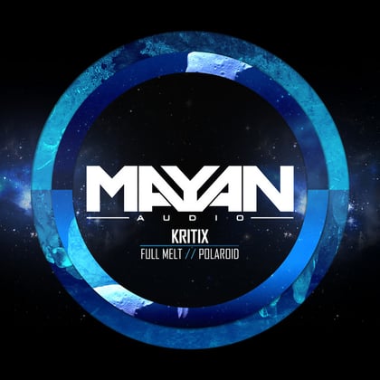 Full Melt/Polaroid album by Kritix - Drum and Bass Cover Art