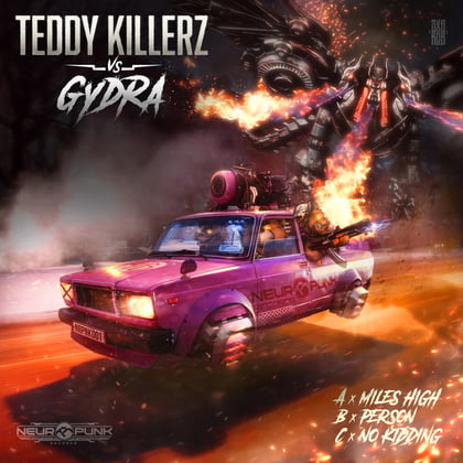 Miles High album by Teddy Killerz & Gydra - Drum and Bass Cover Art