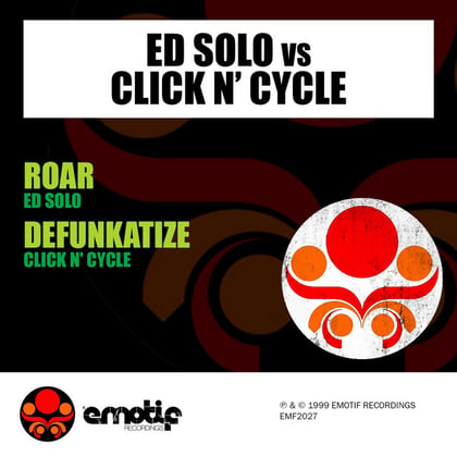 Roar / Defunkatize album by Ed Solo - Drum and Bass Cover Art
