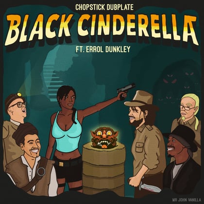 Black Cinderella album by Chopstick Dubplate - Drum and Bass Cover Art