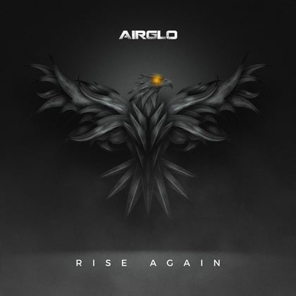 RISE AGAIN album by AIRGLO - Drum and Bass Cover Art