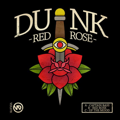 Red Rose EP album by Dunk - Drum and Bass Cover Art