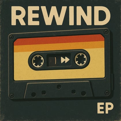 Rewind EP album by Dopplershift - Drum and Bass Cover Art