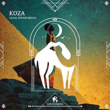 Koza album by Tengu, Legal Sound Drugs & Cafe De Anatolia - Drum and Bass Cover Art