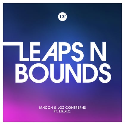 Leaps and Bounds album by Macca & Loz Contreras - Drum and Bass Cover Art