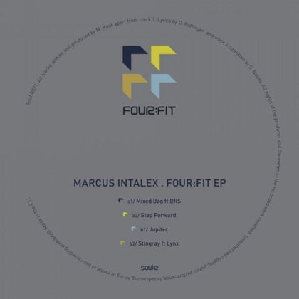 Fourfit EP 08 album by Marcus Intalex - Drum and Bass Cover Art