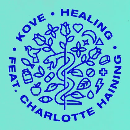 Healing album by Kove & Charlotte Haining - Drum and Bass Cover Art