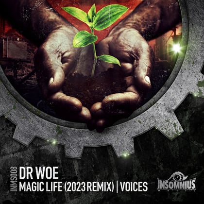 Magic Life (2023 Remix) / Voices album by Dr Woe - Drum and Bass Cover Art