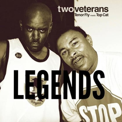 Legends album by Tenor Fly, Top Cat & Two Veterans - Drum and Bass Cover Art