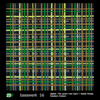Freedom (Basswerk 056) album by Digital, The Green Man (TGM) & Daddy Freddy - Drum and Bass Cover Art