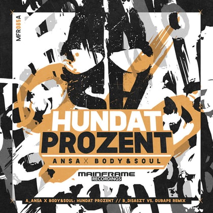 Hundat Prozent album by Body & Soul - Drum and Bass Cover Art