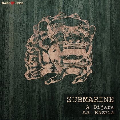 Razzia album by Submarine - Drum and Bass Cover Art