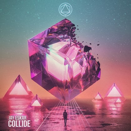 Collide album by Macky Gee & Jay Eskar - Drum and Bass Cover Art