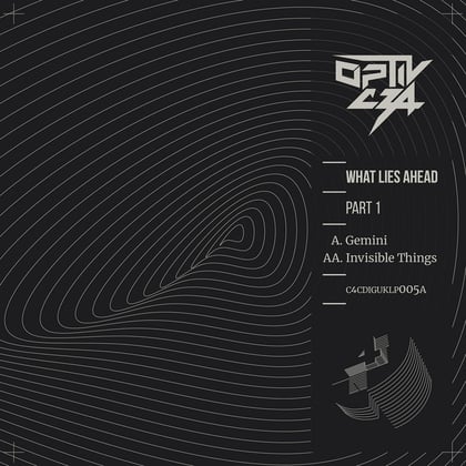 What Lies Ahead LP - Part 1 album by Optiv - Drum and Bass Cover Art