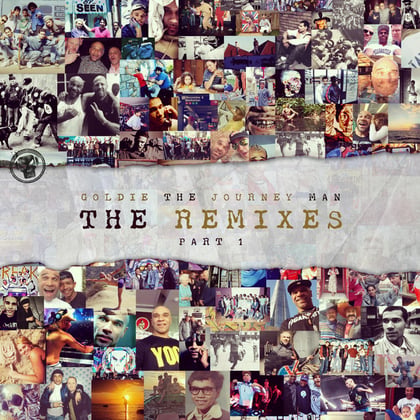The Journey Man Remixes, Pt. 1 album by Goldie - Drum and Bass Cover Art