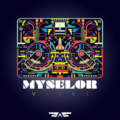 Vibes / Cosmic Pupil album by Myselor - Drum and Bass Cover Art
