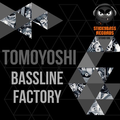 Bassline Factory album by Tomoyoshi - Drum and Bass Cover Art
