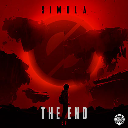 The End album by Simula - Drum and Bass Cover Art