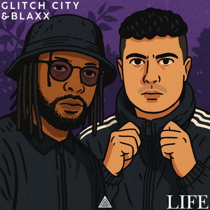 LIFE album by Glitch City - Drum and Bass Cover Art