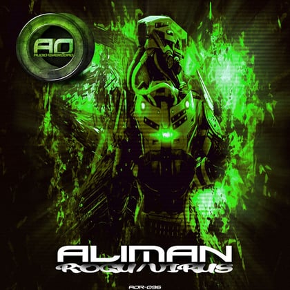Rogu / Virus album by Aliman - Drum and Bass Cover Art