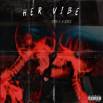 Her Vibe album by Static - Drum and Bass Cover Art