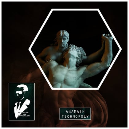 Technopoly album by Agamath - Drum and Bass Cover Art
