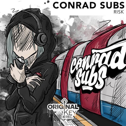 Risk album by Conrad Subs - Drum and Bass Cover Art