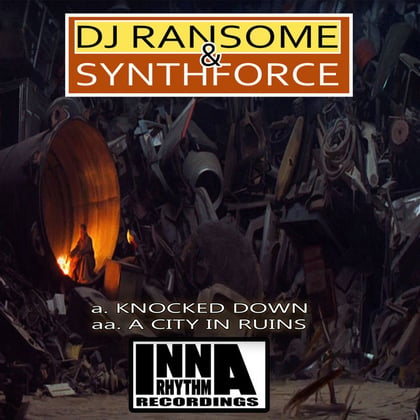 Knocked Down / A City In Ruins album by DJ Ransome & Rabbeat - Drum and Bass Cover Art