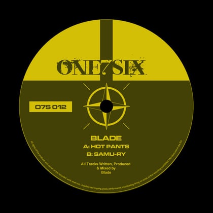 O7S 012 (Original) album by Blade (Dnb) - Drum and Bass Cover Art