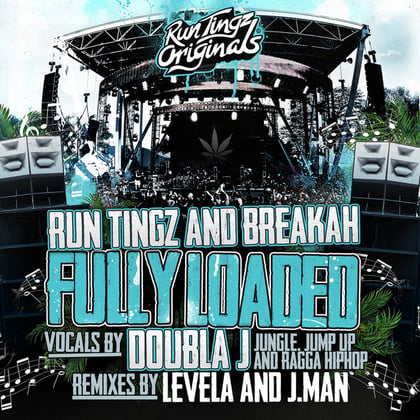 Fully Loaded EP album by Run Tingz Cru - Drum and Bass Cover Art