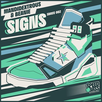 The Signs album by Mandidextrous - Drum and Bass Cover Art