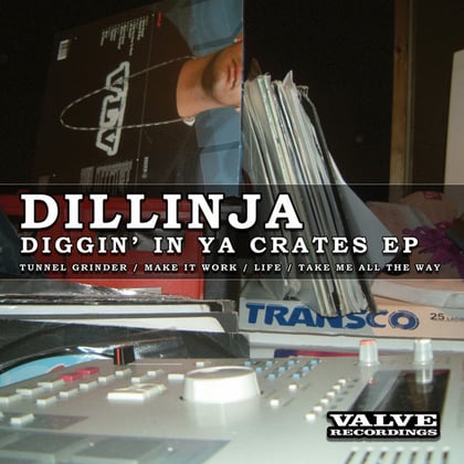 Diggin' in Ya Crates EP album by Dillinja & Incident - Drum and Bass Cover Art