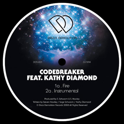 Fire (feat. Kathy Diamond) album by Codebreaker - Drum and Bass Cover Art