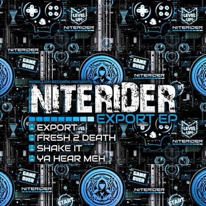 Export EP album by Niterider - Drum and Bass Cover Art