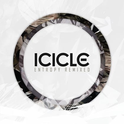 Entropy Remixed album by Icicle - Drum and Bass Cover Art
