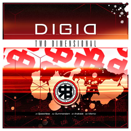 Two-Dimensional album by Digid - Drum and Bass Cover Art