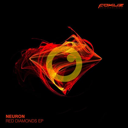 Red Diamonds EP album by Neuron - Drum and Bass Cover Art