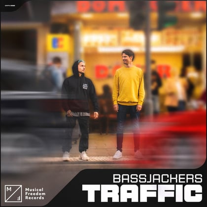 Traffic album by Netsky & Bassjackers - Drum and Bass Cover Art