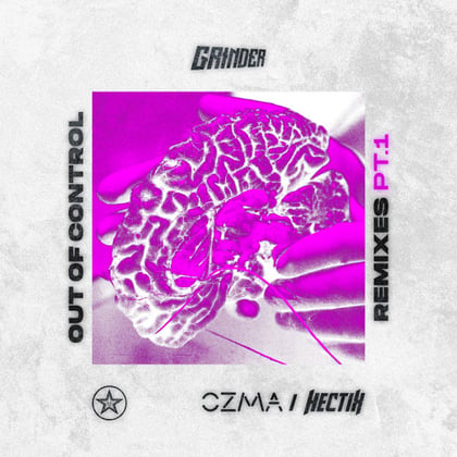 Out Of Control (Remixes Pt.1) album by Grinder - Drum and Bass Cover Art
