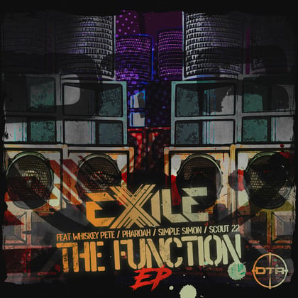 The Function EP album by AIRGLO & Exile - Drum and Bass Cover Art