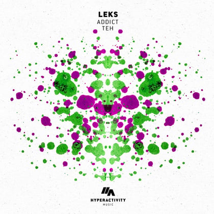 Addict / Teh album by Leks - Drum and Bass Cover Art