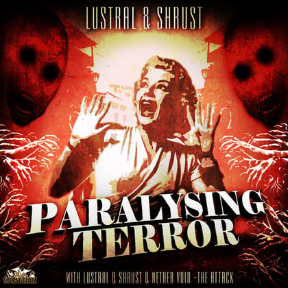 Paralysing Terror / The Attack album by Shrust - Drum and Bass Cover Art