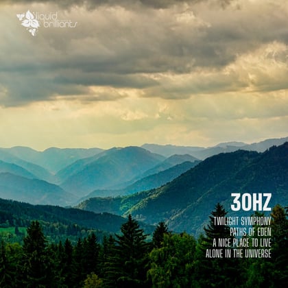 Twilight Symphony album by 30Hz - Drum and Bass Cover Art