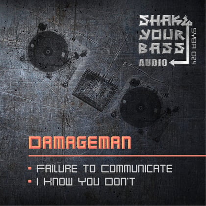 Failure to Communicate album by Damageman - Drum and Bass Cover Art
