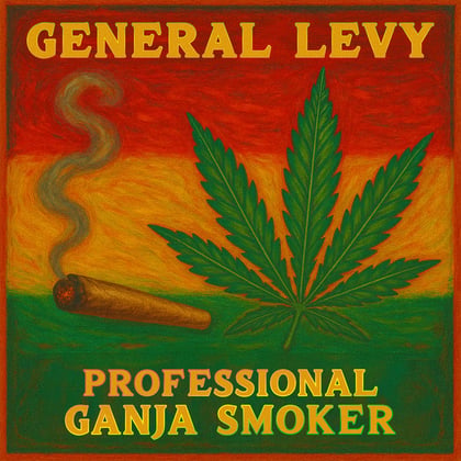 Professional Ganja Smoker (Re-Recorded) album by General Levy - Drum and Bass Cover Art