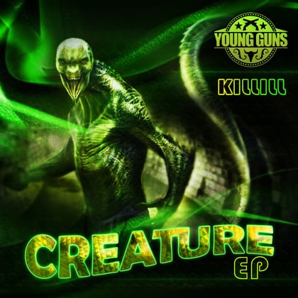 Creature album by Killill - Drum and Bass Cover Art